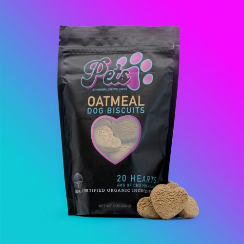 Oatmeal Dog Biscuits Hero Side Biscuits